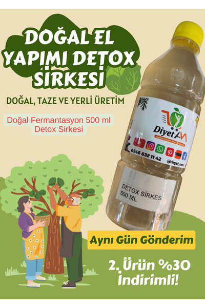 Diyet AVM DETOKS SİRKESİ EL YAPIMI 500ML
