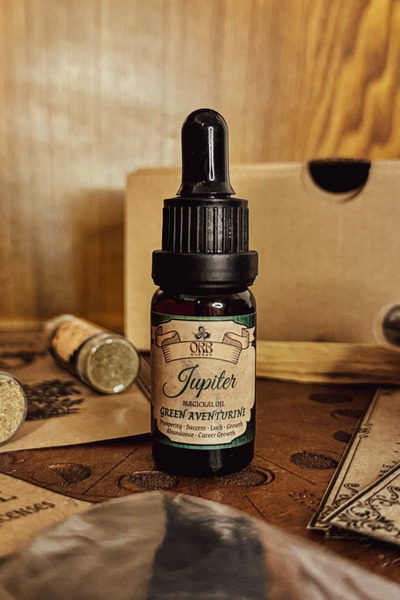 Orb dükkan زيت زحل، زيت الغزارة والبركة، مزيج من الزيوت العطرية الطبيعية، 10 مل