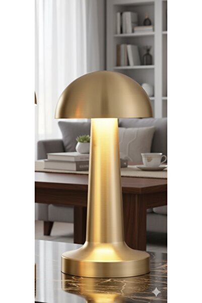 Fİ HOME Şarzlı Dim Edilebilir Masa Lambası 3 Işık Modlu ALTIN