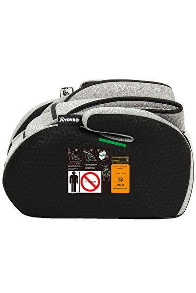 yoykoshop Yoyko 15-36 Kg Oto Koltuğu Yükseltici i-Size Premium Booster Gri