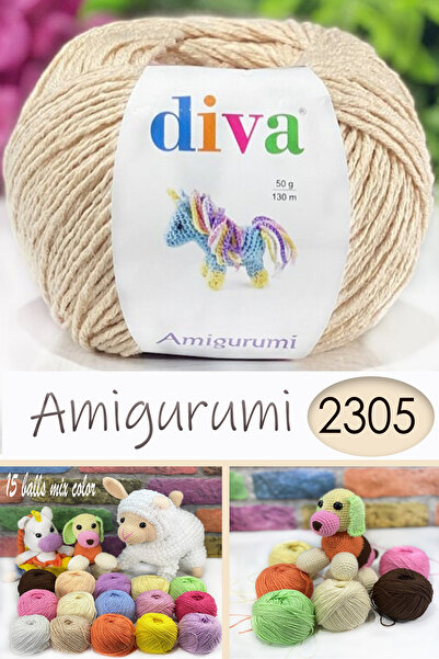 Diva İplik Divagurumi-Lux Amigurumi İpi-2305 Bej