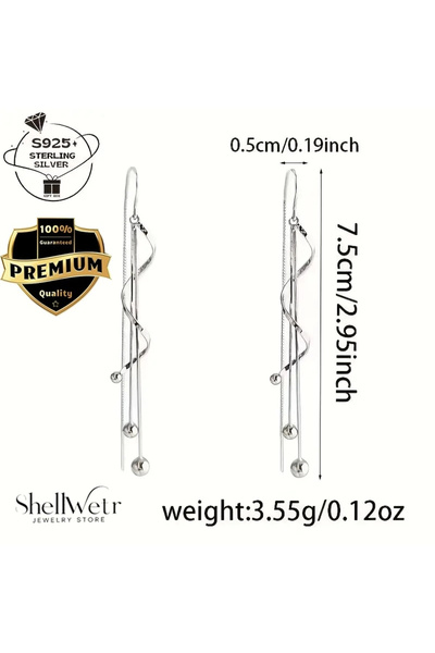 shellwetr Nova 925 Ayar Küpe Sevgililer günü , annenize verilecek en güzel gümüş hediyesi