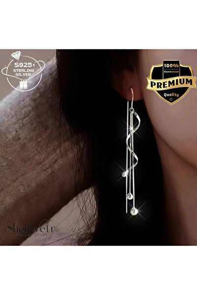 shellwetr Nova 925 Ayar Küpe Sevgililer günü , annenize verilecek en güzel gümüş hediyesi