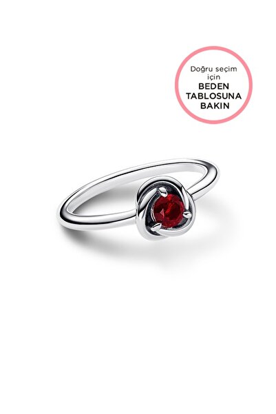 Pandora Kırmızı Sonsuz Halka Yüzük