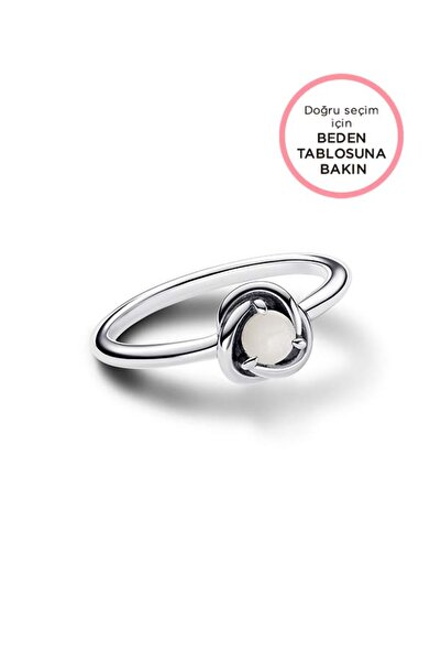 Pandora Haziran Burç Taşı Sonsuz Halka Yüzük