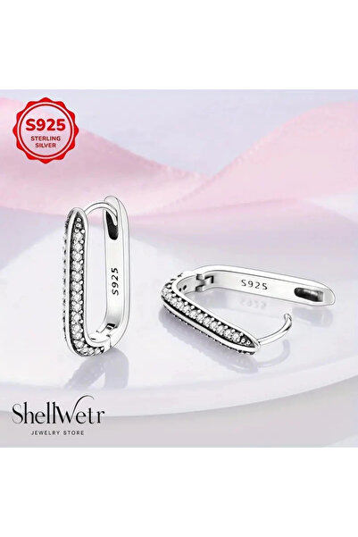 shellwetr Elite Küpe Sevgililer günü , annenize verilecek en güzel 925 ayar gerçek gümüş hediye