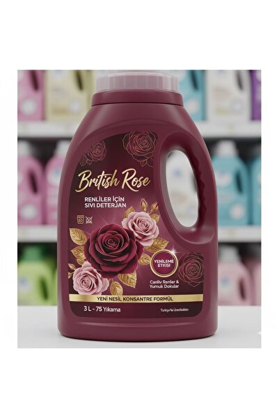 BRİTİSH ROSE Çamaşır Deterjanı Renkliler İçin Özel Ürün