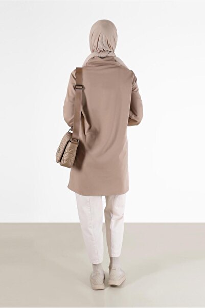 Alvina Τουνίκ με σχέδιο καπιτονέ - γιακάς με κορδόνια, μοντέλο 42289