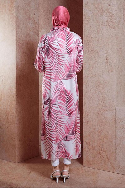 Alvina Long Satin Tunic 44611 - Patterned