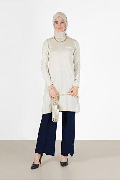 Alvina POCKET DETAIL BASIC KNITWEAR TUNIC 42045