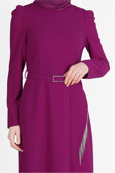 Alvina Φόρεμα με λεπτομέρεια με φούντα - 42568