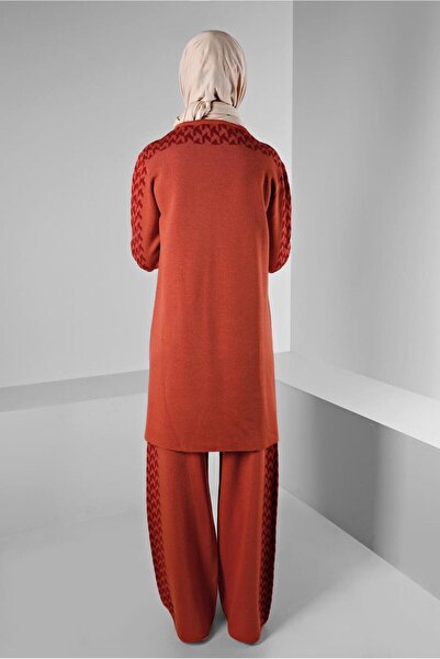 Alvina PATTERNED DOUBLE KNIT PANTSET 43222