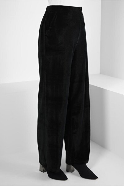 Alvina GENİŞ PAÇA KADİFE PANTOLON 70643
