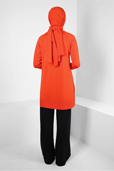 Alvina 44055 Model Turtleneck Knitwear Tunic