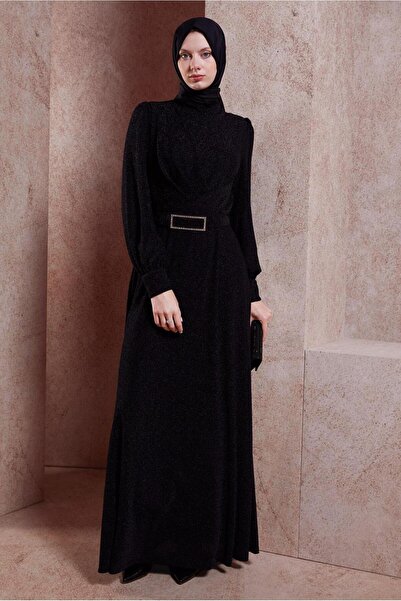 Alvina KEMERLİ SİMLİ ABİYE ELBİSE 50428
