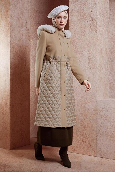 Alvina Furry Hooded Coat 90508