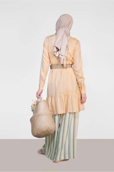 Alvina Cotton Skirt Flounce Tunic 4148