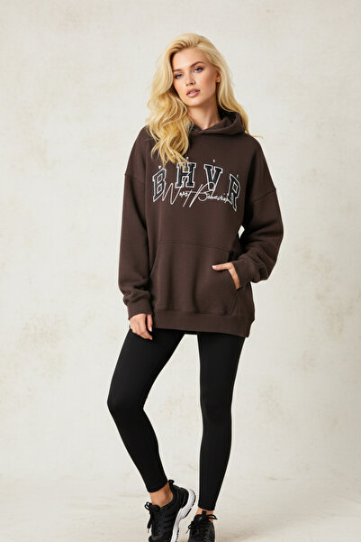 UNCİA OUTDOORS Φούτερ Unisex με στάμπα με κουκούλα