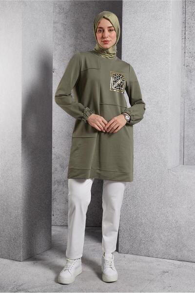 Alvina BASKILI EŞOFMAN TUNİK 45112