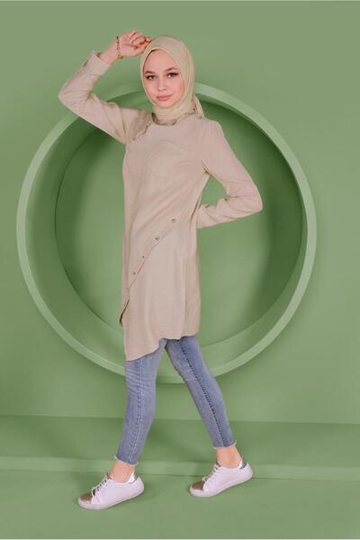 Alvina Buttoned Pocket Detail Tunic 41378