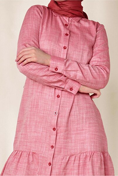 Alvina Cotton Skirt Flounce Tunic 4148