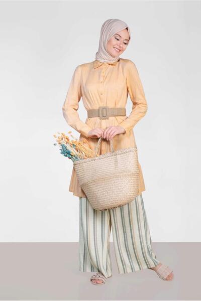 Alvina Cotton Skirt Flounce Tunic 4148