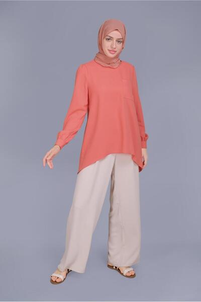 Alvina Round Neck Pocket Tunic 40732