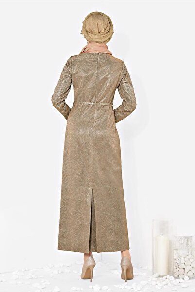 Alvina Simple Belt Dress 4101