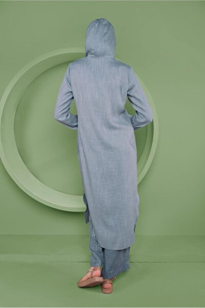 Alvina Довга туніка з капюшоном і ґудзиками 41341