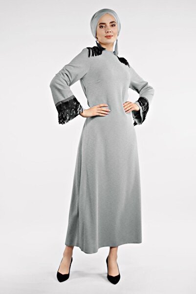 Alvina Fringe Detailed Dress 4498