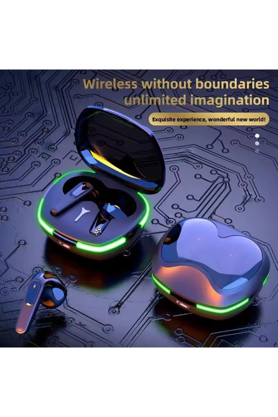 Choice سماعات أذن رياضية لاسلكية بتقنية بلوتوث TWS Pro60، مزودة بميكروفون وخاصية إلغاء الضوضاء، باللون الأسود