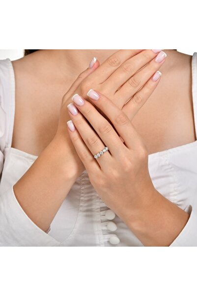 Assos Pırlanta Altın Beştaş Yüzük - 14K