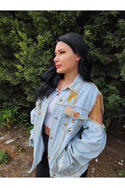 RENGARENG DENİM CEKET-TASARIM ÜRÜN -TAMAMI EL İŞÇİLİĞİDENİM CEKET-TASARIM ÜRÜN -TAMAMI EL İŞÇİLİĞİ