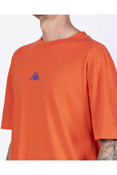 Kappa Authentic Goldes Men's Orange Regular Fit T-Shirt