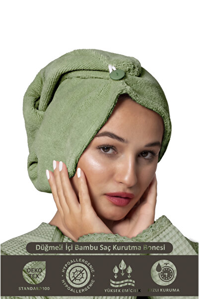 Ellia Soft Елегантна сушарка для волосся з товстої мікрофібри | Сушарка для волосся | Рушник для волосся | Рушник для сушіння волосся