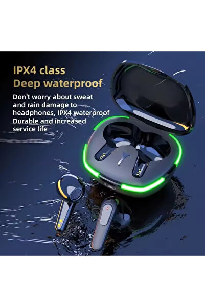 Choice سماعات أذن رياضية لاسلكية بتقنية بلوتوث TWS Pro60، مزودة بميكروفون وخاصية إلغاء الضوضاء، باللون الأسود