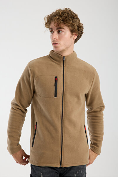 KAPHONE Unisex Fleece Full Zipper 3 Pocket Fleece Jacket