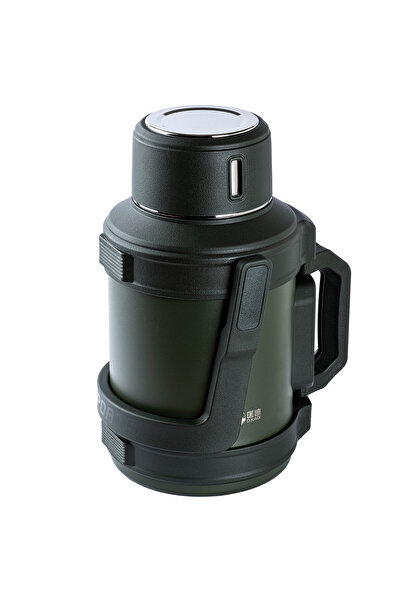 DKADI Okadi Outdoor Green Handle Stainless Steel Thermos 3L
