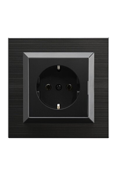 OVİVO Quantum Siyah Topraklı Priz