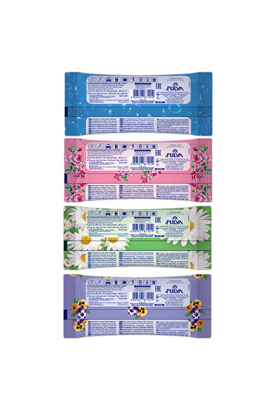 Freshmaker Promo pack of 4 pieces - pocket wet wipes, 15 pcs.