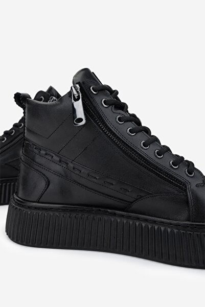 Valmenti Ανδρικές μπότες casual από γνήσιο δέρμα