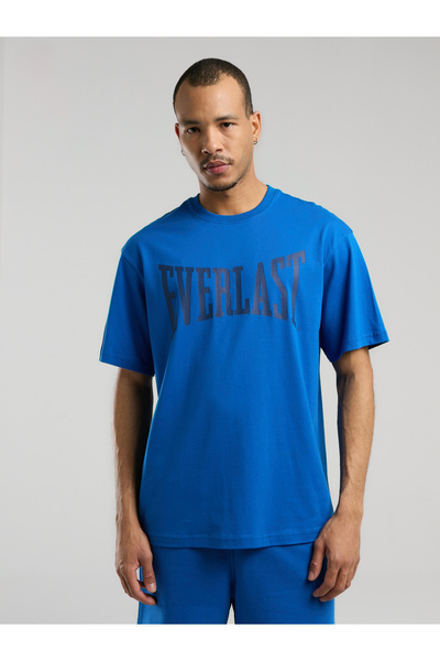 EVERLAST Ανδρικό μπλουζάκι Ever Classics Comfort Logo Dark Indigo