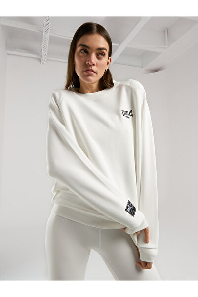 EVERLAST Ever Essentials Beyaz Kadın Sweatshirt