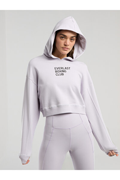 EVERLAST Boxing Club Wmn Crop Long Sleeve Lilac Women's Sweatshirt