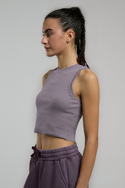 EVERLAST Ever Relaxed Rib Plum Women's Tank Top