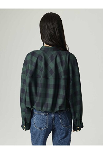 Nocturne Checkered Draped Jacket