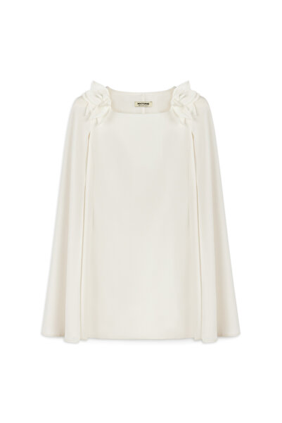 Nocturne Pelerin Kol Mini Elbise