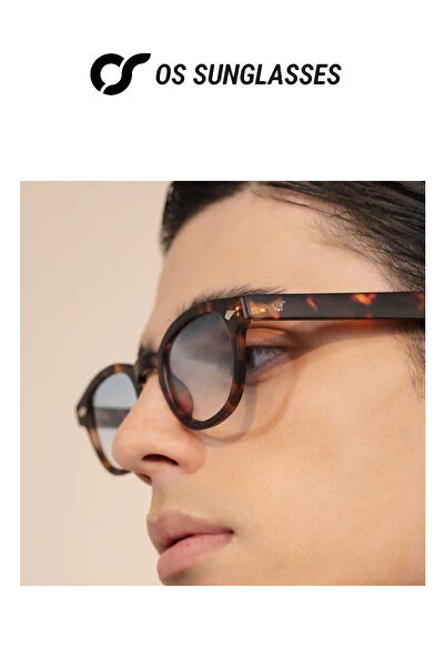 OS Sunglasses Ochelari de soare Berlin albastru-țestoasă pentru bărbați și femei