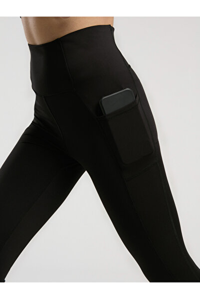 EVERLAST Everfit Training Essentials Black Women's 7/8 Pocket Leggings