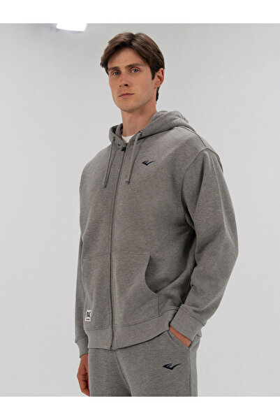 EVERLAST Φούτερ με φερμουάρ Heritage Champions Grey Unisex